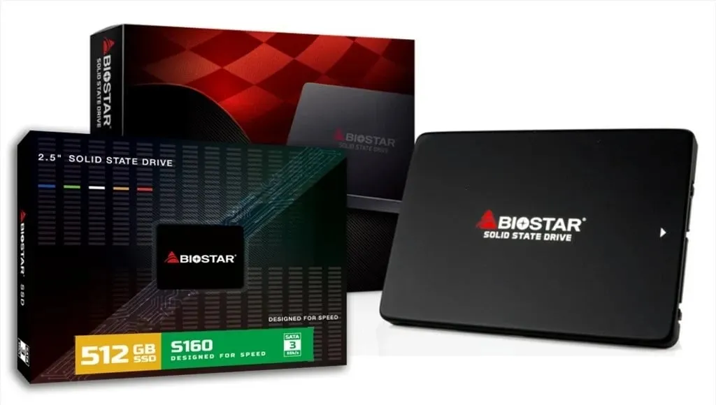 Disk SSD Biostar S160, 2.5", 512GB, SATA III - 1