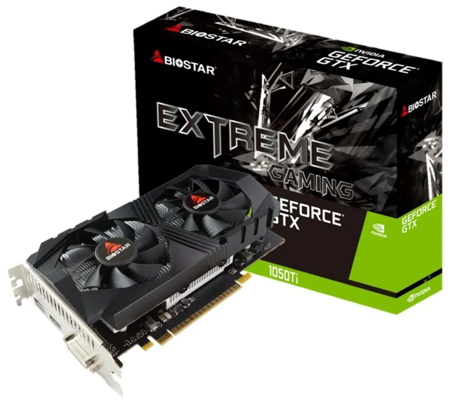 Kartelë grafike Biostar GeForce GTX 1050 Ti 4G GDDR5 - 1