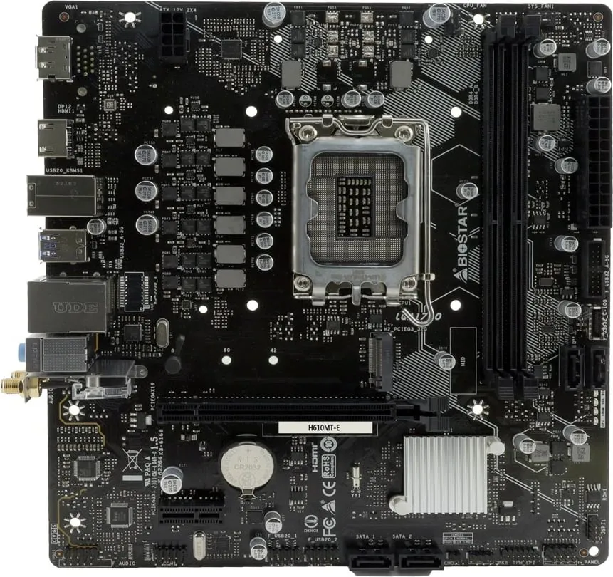 Pllakë amë Biostar H610MT-E Intel H610 LGA 1700 micro ATX - 2