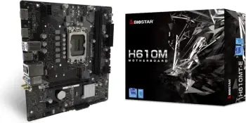 Pllakë amë Biostar H610MT-E Intel H610 LGA 1700 micro ATX