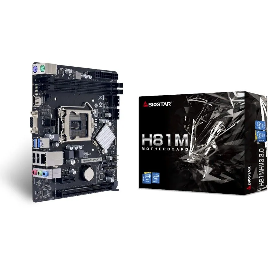 Pllakë Amë H81MHV3 V3.0 DDR3 mATX - 1
