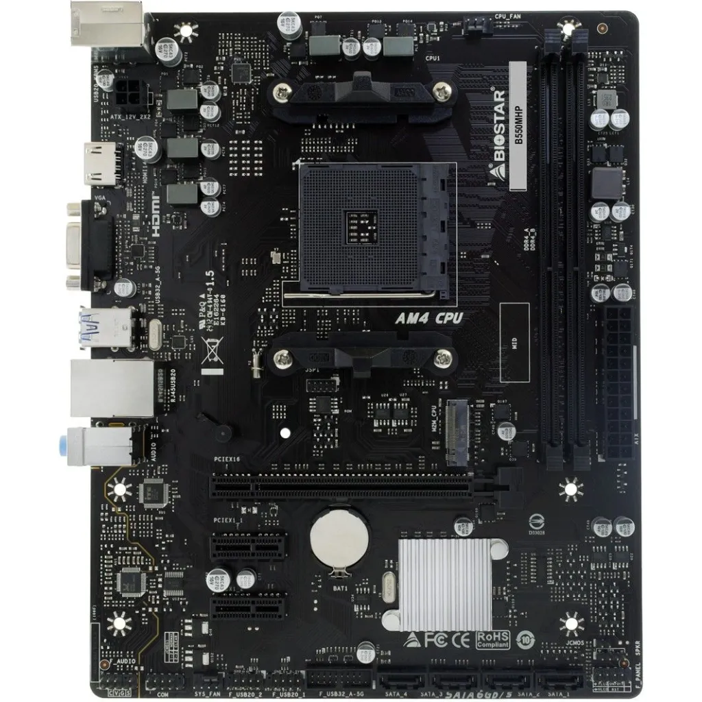 Pllakë Amë Biostar B550MHP DDR4 mATX - 1