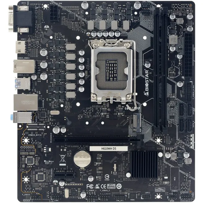 Pllakë amë H610MH D5 (H610.S1700.mATX.DDR5) - 1