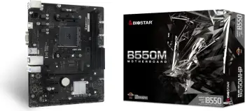 Pllakë amë Biostar B550MHP, Socket AM4, micro ATX, E zezë