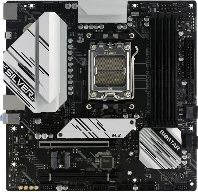 Pllakë amë Biostar B650M-SILVER, AMD, Socket AM5, DDR5, 192 GB - 1