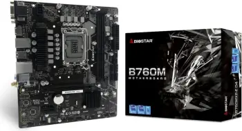 Pllakë amë Biostar B760MX2-E D4, Intel, LGA 1700, DDR4, mikro ATX