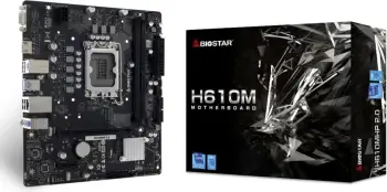 Pllakë amë Biostar H610MHP 2.0, Intel, LGA 1700, DDR4-SDRAM, 64 GB
