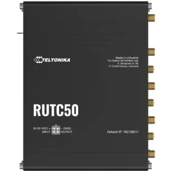 Router industrial Teltonika RUTC50, Wi-Fi 6, Dual-band, Ethernet LAN, 5G, i zi