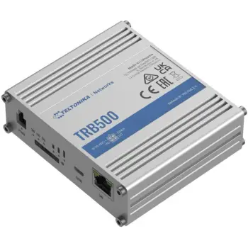 Gateway Teltonika TRB500, çelik inox, alumin, montim DIN-rail/Mur, LAN, IP30, i jashtëm
