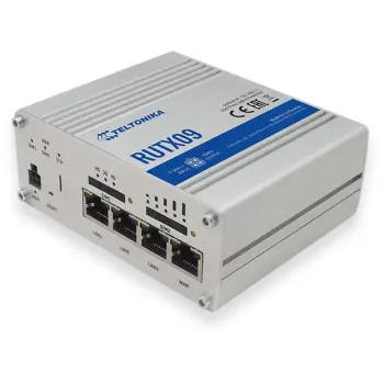 Router Teltonika RUTX09, Ethernet WAN, SIM card slot, Alumini