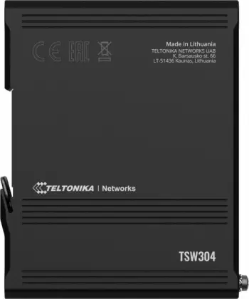 Switch Teltonika TSW304, Gigabit Ethernet (10/100/1000), Power over Ethernet (PoE), Montues në mur