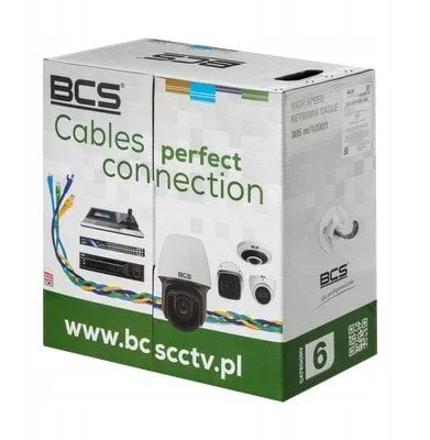 Kabllo rrjeti BCS UTP Cat6, LSOH, 305m, gri - 1