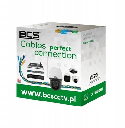 Kabllo rrjeti BCS UTP CAT6, 305m, PVC, gri - 3