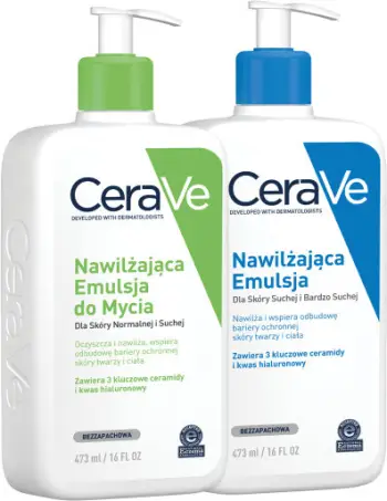 Set CeraVe, xhel pastrues 473 ml + emulsion hidratues 473 ml