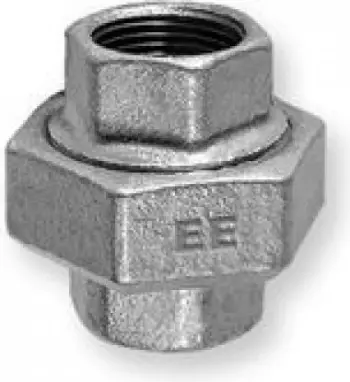 Lidhës i sheshtë Zawiercie Foundry, 3", galvanizuar, i argjendtë
