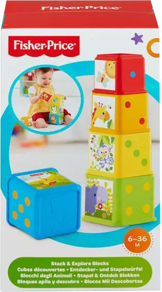 Set blloqe ndërtimi Fisher Price Explorer CDC52, 5 copë