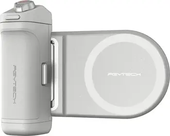 Mbajtës telefoni PGYTECH MagCam, P-PG-035, me powerbank 3000mAh, telekomandë Bluetooth, gri
