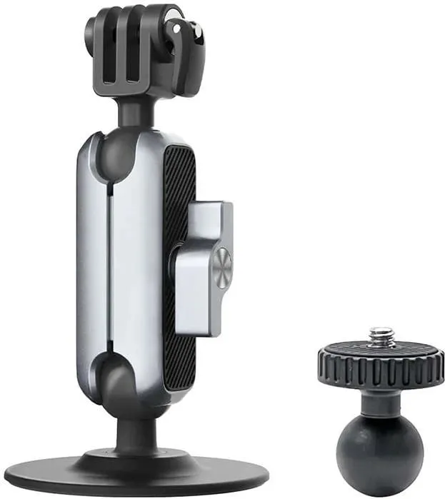 Mbajtës ngjitës për kamera sportive PGYTECH P-GM-154, rrotullues 360°, alumini - 1