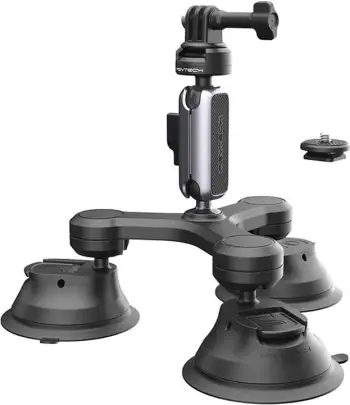Mbajtës për kamera aksion PGYTECH P-GM-224 me tre krahë, i zi