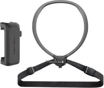 Mbajtës për qafë dhe kraharor PGYTECH CapLock P-GM-176 për kamera sportive dhe telefona, i zi