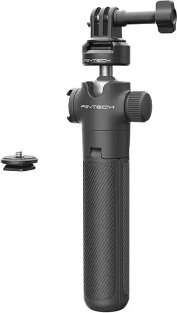 Tripod profesional PGYTECH P-GM-218 për kamera sportive, i zi