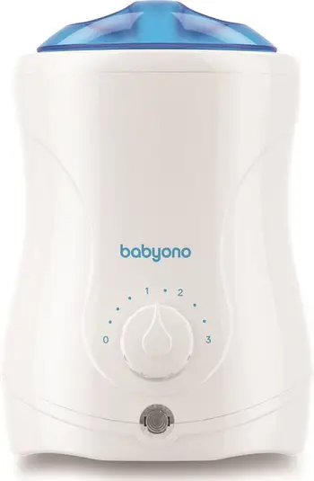 Ngrohës për shishe Babyono Natural Nursing, i bardhë/ kaltër