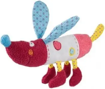 Lodër për foshnje Babyono Cuddly Rob, shumëngjyrëshe