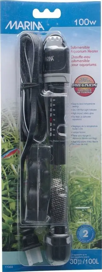 Ngrohës uji për akuarium Hagen 22cm, 100W