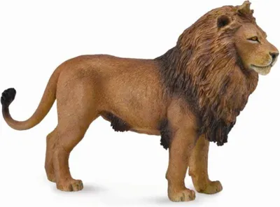 Figurë lodër Collecta African Lion, kafshë e egër, plastikë, kafe - 1