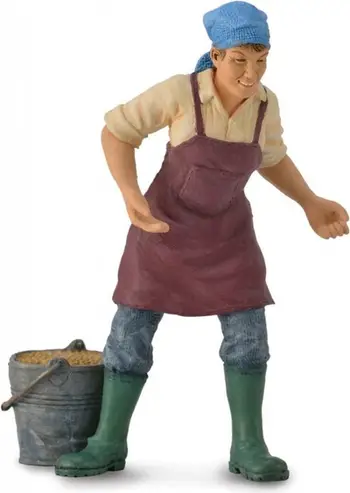 Lodër figurë Collecta farmer, 8cm, shumëngjyrëshe
