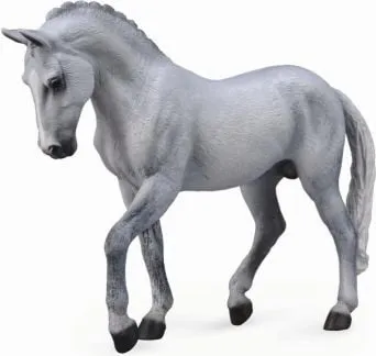Figurinë Collecta Trakehner Stallion, lodër edukative, gri - 1