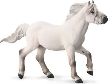 Figurinë kafshe Collecta Yakutian Horse, model koleksionues, ngjyrë gri