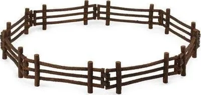 Set lodrash Collecta Brown Fence, gardhe figure, kafe - 1