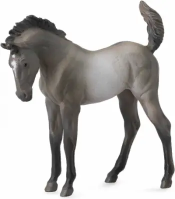 Figurë Collecta Mustang Foal Bay Roan, 1:20, +3 vjeç