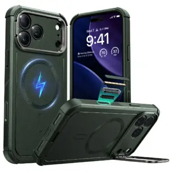 Mbrojtëse magnetike për iPhone 17 Pro ESR, e gjelbër