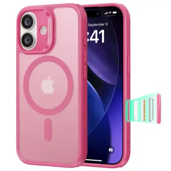 Mbrojtëse hibride për iPhone 17 ESR, rozë
