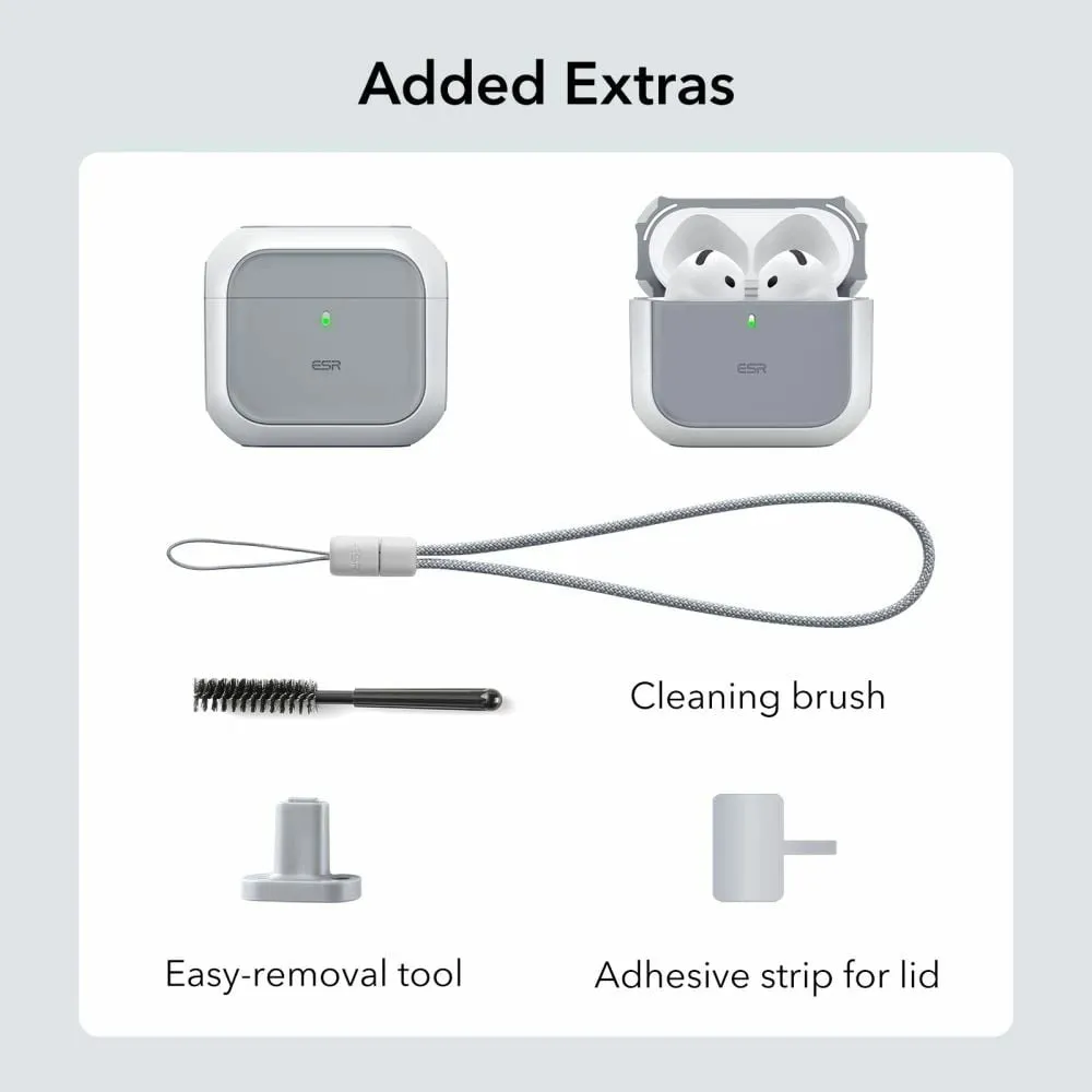 Mbështjellës ESR Orbit HaloLock për AirPods 4, MagSafe, Blu - 8
