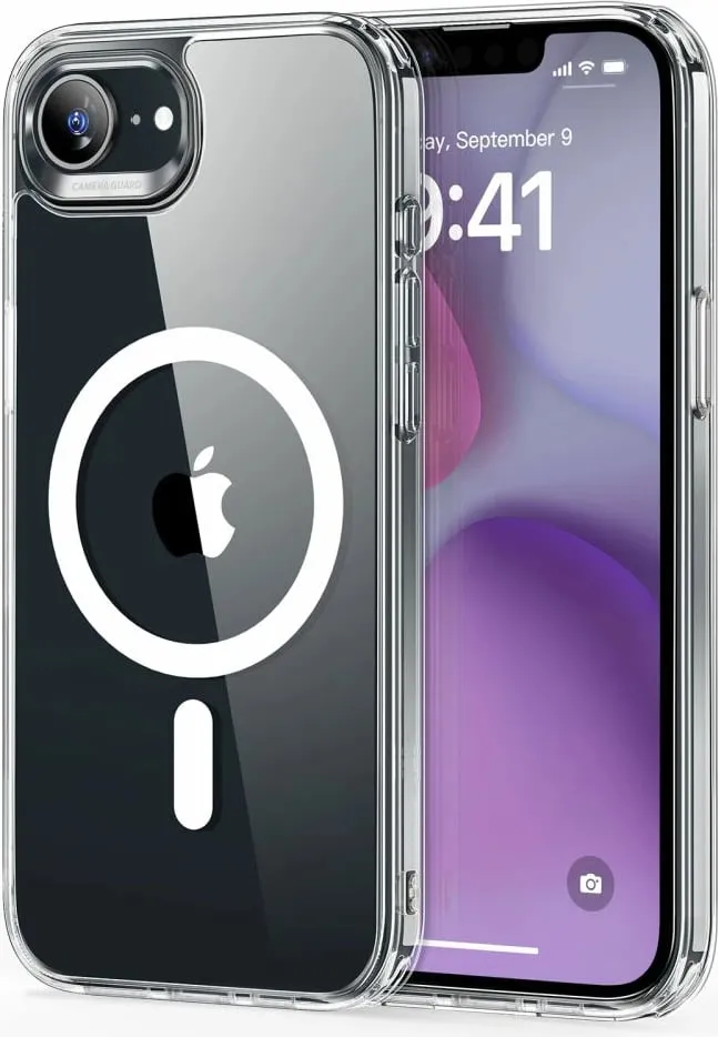 Mbështjellës ESR Classic Hybrid HaloLock për iPhone 16e, Transparent - 1
