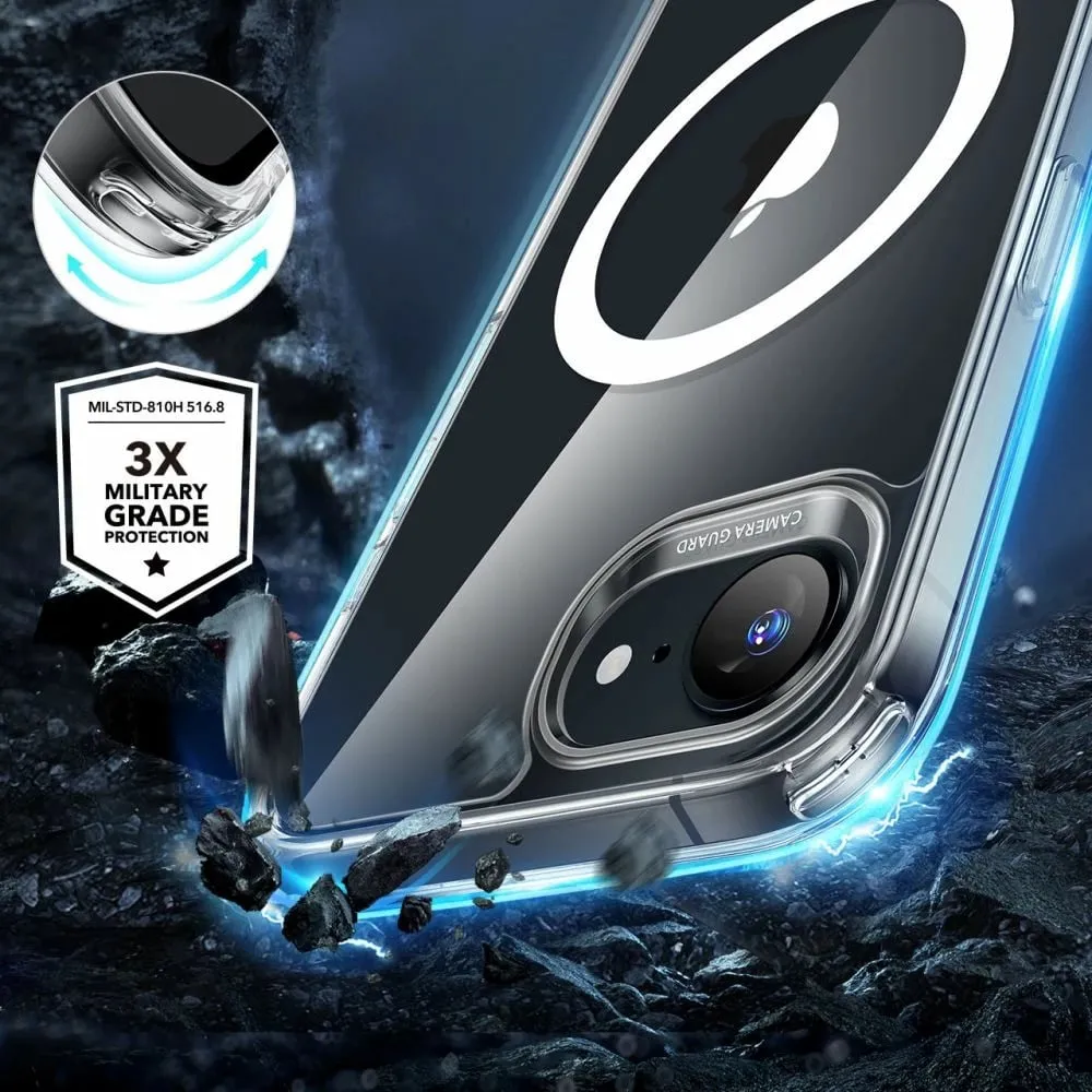 Mbështjellës ESR Classic Hybrid HaloLock për iPhone 16e, Transparent - 4