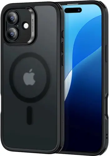 Mbështjellës ESR Hybrid Case HaloLock për iPhone 16, i zi