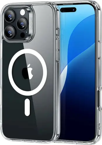 Mbështjellës ESR Classic Hybrid (HaloLock) për iPhone 16, transparent