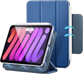 Mbështjellës ESR Rebound për iPad mini 6/A17 Pro, magnetik, kaltër