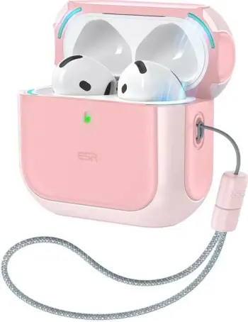 Mbështjellës ESR Orbit Hybrid për AirPods 4, rozë