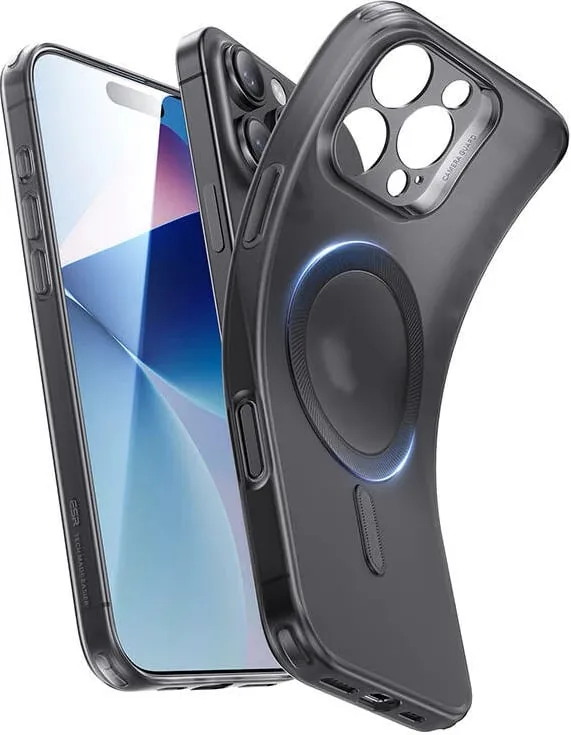 Mbështjellës ESR Zero Case HaloLock për iPhone 16 Pro, i zi - 1