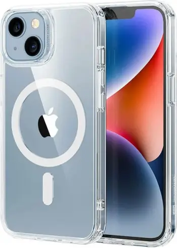 Mbështjellës ESR Classic Hybrid për iPhone 14 Plus, MagSafe, transparent