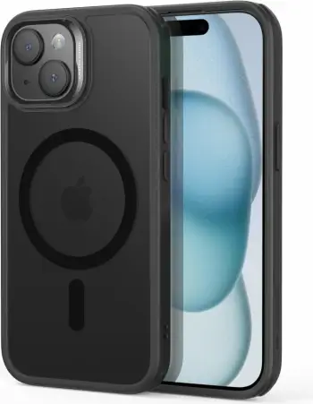 Mbështjellës ESR Classic Hybrid HaloLock për iPhone 15, MagSafe, i zi mat