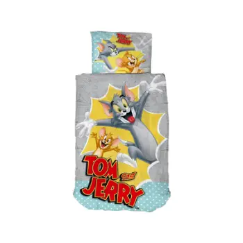 Këllëf jorgani dhe jastëku Tom and Jerry
