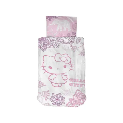 Këllëf jorgani dhe jastëku Hello Kitty - 1