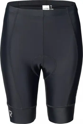 Shorts çiklizmi Radvik Vestar W 92800653738, për grua, me futje komode, elementë reflektues, të zeza