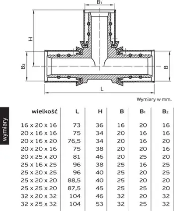 Gyp Tee Perfexim Press 73C, 32 x 20 x 32mm, i argjendtë